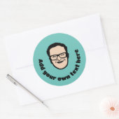 汎用キャラクタークラシックラウンドステッカー ラウンドシール (封筒)