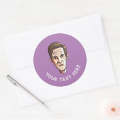 汎用キャラクタークラシックラウンドステッカー ラウンドシール (封筒)