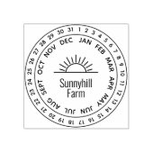汎用サンライズファーム日付ホイール ラバースタンプ (インプリント)