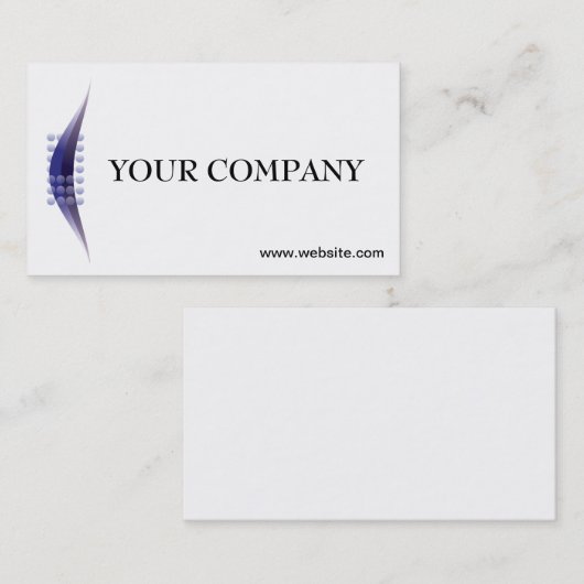 汎用シンプルロゴ名刺テンプレート 名刺 (正面/裏面)