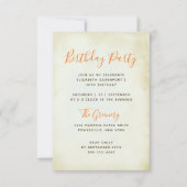 汎用パーティーテンプレート 案内状 (正面)