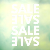 汎用ビジネスショップ シンプルセール フロントドア ウィンドウサイン (シート3)