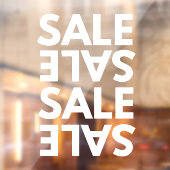 汎用ビジネスショップ シンプル セール フロント ウィンドウサイン (シート2)