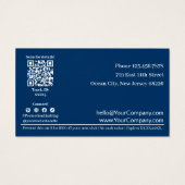 汎用ビジネスプロモブルーギフト券カード (裏面)