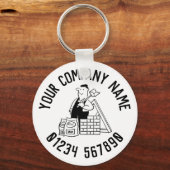 汎用ビルダプロモーションキーリング キーホルダー (正面)