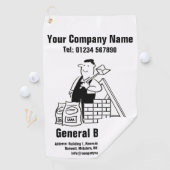 汎用ビルダープロモーションゴルフタオル ゴルフタオル (インサイチュ)