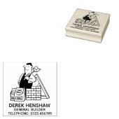 汎用ビルダ写真と建物マテリアル ラバースタンプ (押印)