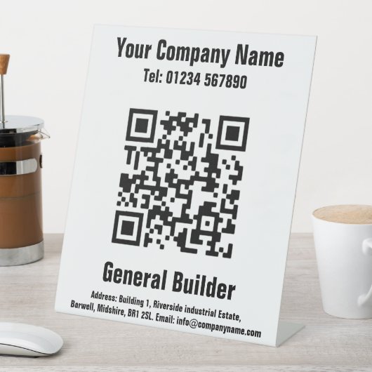 汎用ビルダQRコードデザイン台座記号 台座サイン (インサイチュ)