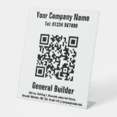 汎用ビルダQRコードデザイン台座記号 台座サイン (正面)