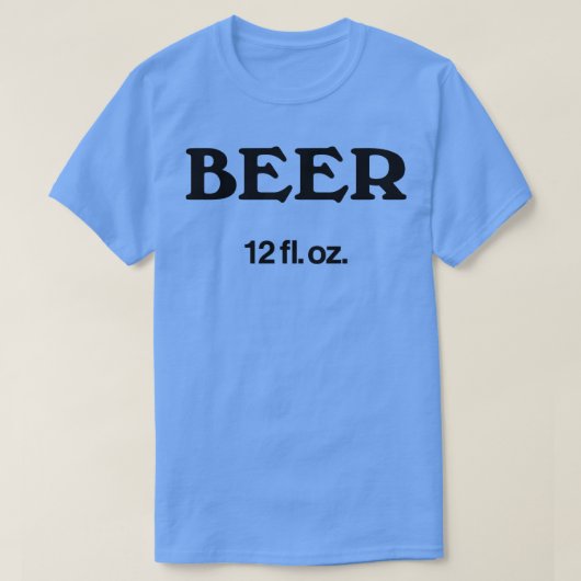 汎用ビール缶 Tシャツ (デザイン正面)