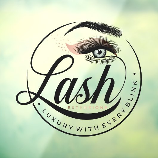 汎用ラグジュアリーアイラッシュエクステンションサロンスパ ウィンドウサイン (シート3)