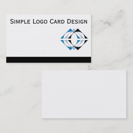 汎用ロゴ名刺テンプレートプロフェッショナル 名刺 (正面/裏面)