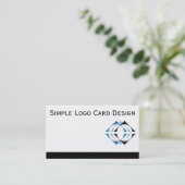 汎用ロゴ名刺テンプレートプロフェッショナル 名刺 (スタンド正面)