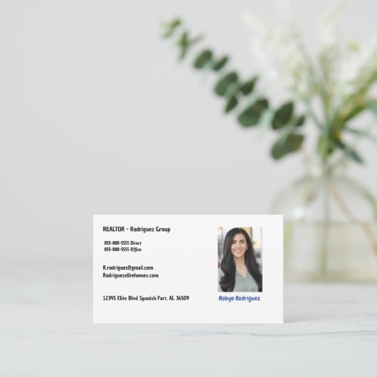 汎用不動産仲介業者名刺 名刺 (スタンド正面)