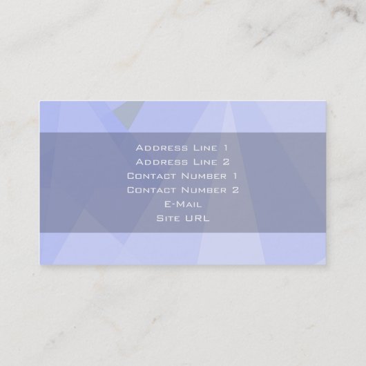 汎用名刺 名刺 (裏面)