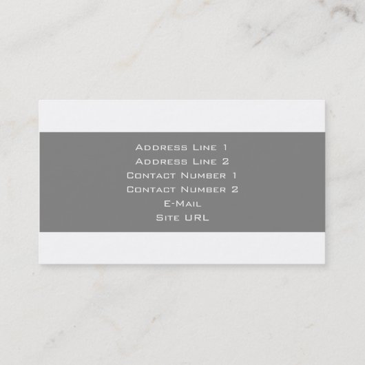 汎用名刺 名刺 (裏面)