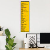 汎用小数点分類システムプリント ポスター (ホームオフィス)