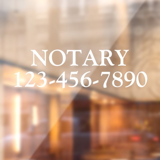 汎用性のある公証人パラリーガル事業をカスタマイズする ウィンドウサイン (シート2)