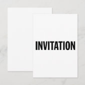 汎用招待状 招待状 (正面/裏面)