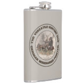 汎用狩りドッグステッカー車のマグネット紙 フラスク (右)