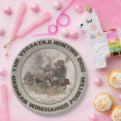 汎用狩りドッグステッカー車のマグネット ペーパープレート (パーティー)