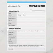 汎用登録型枠のカスタマイズ チラシ (正面)