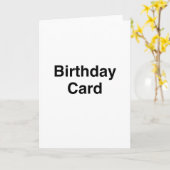 汎用誕生日カード カード (黄色い花)