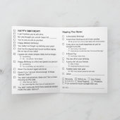 汎用誕生日グリーティングカード カード (内部)