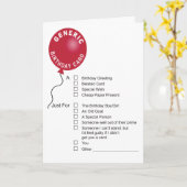 汎用誕生日グリーティングカード カード (黄色い花)