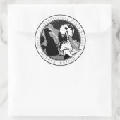 汎用Connley Caves/Willardステッカー ラウンドシール (バッグ)