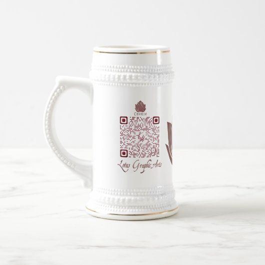 汎用QRコード ビールジョッキ (左)