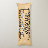 汗おもしろいは必ず救済引用文 ボディピロー (裏面 (縦))