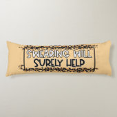 汗おもしろいは必ず救済引用文 ボディピロー (正面)