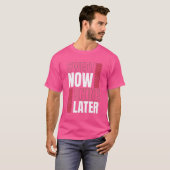 汗が後で輝く – はっきりしたフィットネス動機 Tシャツ (正面フル)