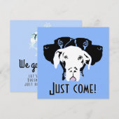 汗だくデーン娘 | ドッゲンハウス招待 招待状 (正面/裏面)