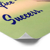 汗と犠牲は成功の野球に等しい ポスター (角)