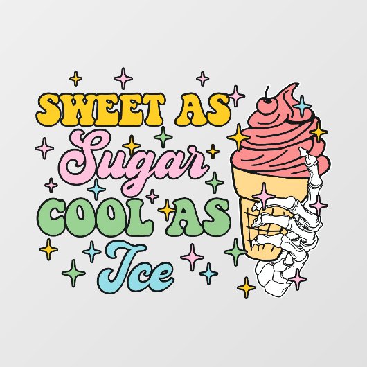 汗のように甘く氷のように涼しい ウィンドウサイン (シート)