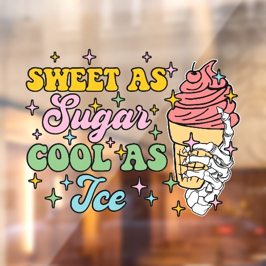 汗のように甘く氷のように涼しい ウィンドウサイン (シート2)