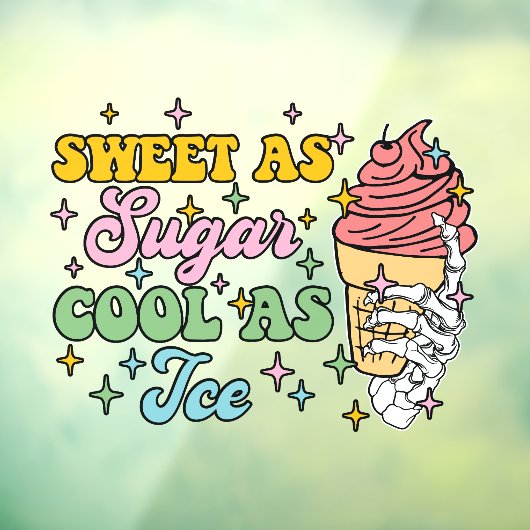 汗のように甘く氷のように涼しい ウィンドウサイン (シート3)