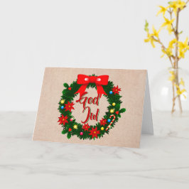 汗の神jul無償のクリスマス カード