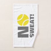 汗はテニス選手のための手タオルのギフトを遊ばしません ハンドタオル (ハンドタオル)