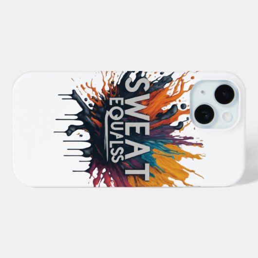 汗は平等である Case-Mate iPhoneケース (裏面 (横))