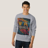 汗は成功に等しい スウェットシャツ (正面フル)