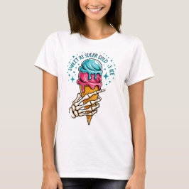 汗は砂糖のように冷たい氷のように Tシャツ