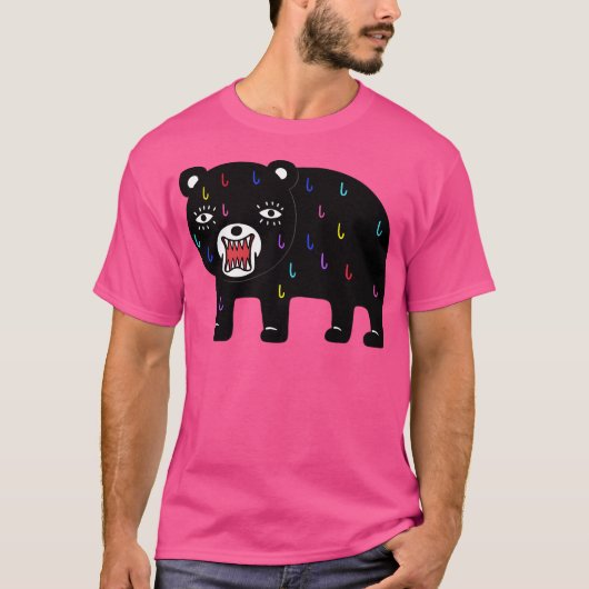 汗まみれのクマ Tシャツ (正面)