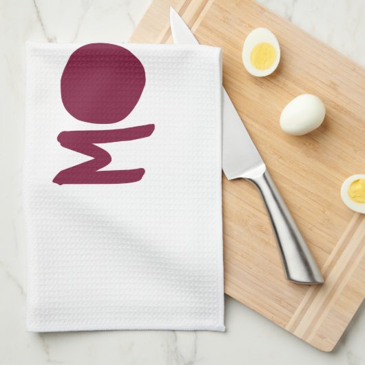 汗よりやる気を起こさせるなトレーニングの体育館 キッチンタオル (四つ折り)