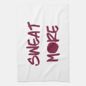 汗よりやる気を起こさせるなトレーニングの体育館 キッチンタオル (縦)