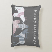 汗をかいた北極フレンズの休日 アクセントクッション (裏面(縦))