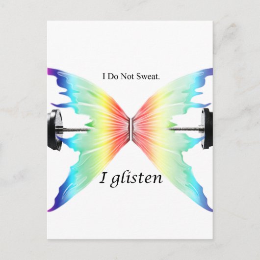 汗をかかないで…聞け ポストカード (正面)