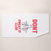 汗をかかないジムトレーニングタオル名前をカスタムする バスタオル (バスタオル)